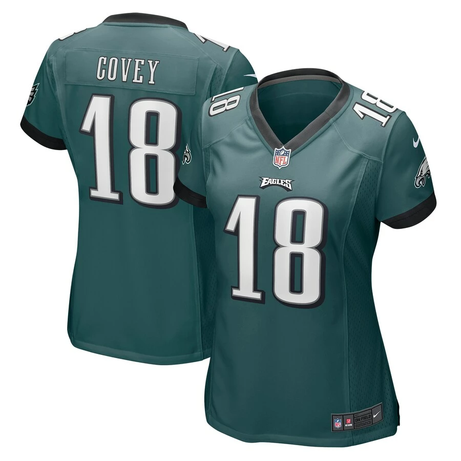 Women's Philadelphia Eagles Britain Covey Nike Midnight Green Home Game Player Jersey 3 Women's Philadelphia Eagles Britain Covey Nike Midnight Green Home Game Player Jersey