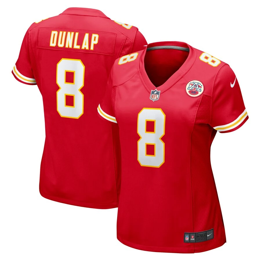 Women's Kansas City Chiefs Carlos Dunlap Nike Red Home Game Player Jersey 3 Women's Kansas City Chiefs Carlos Dunlap Nike Red Home Game Player Jersey