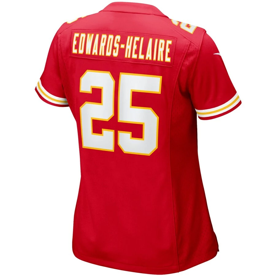 Women's Kansas City Chiefs Clyde Edwards-Helaire Nike Red Player Game Team Jersey 6 Women's Kansas City Chiefs Clyde Edwards-Helaire Nike Red Player Game Team Jersey – Bild 4
