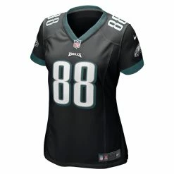 Women's Philadelphia Eagles Dallas Goedert Nike Black Game Jersey -NFL fanshirt Shop womens nike dallas goedert black philadelphia eagles game jersey pi4555000 altimages ff 4555995 911d0b649f3c97554b48alt2 full