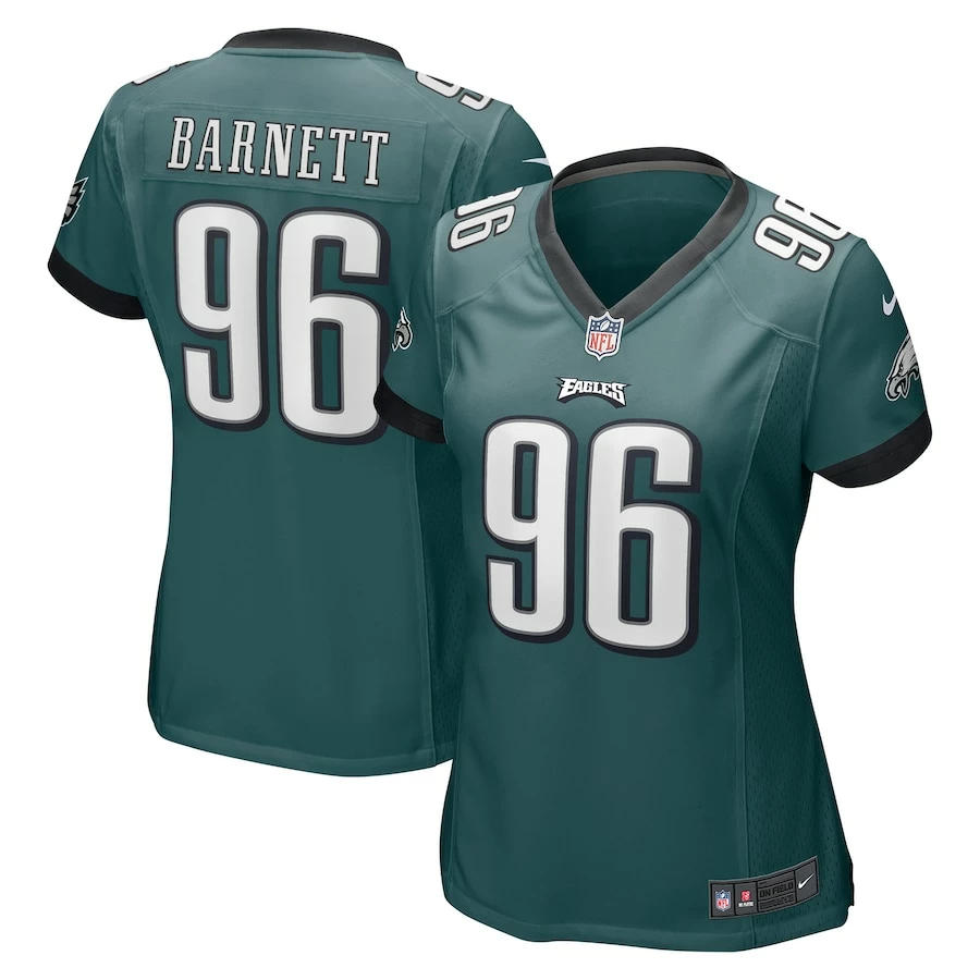 Women's Philadelphia Eagles Derek Barnett Nike Midnight Green Game Jersey 4 Women's Philadelphia Eagles Derek Barnett Nike Midnight Green Game Jersey – Bild 2
