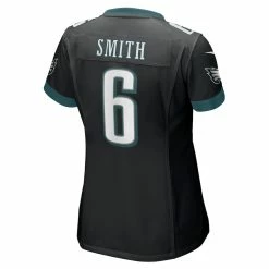 Women's Philadelphia Eagles DeVonta Smith Nike Black Game Jersey -NFL fanshirt Shop womens nike devonta smith black philadelphia eagles game jersey pi4357000 altimages ff 4357491 b4ece5aab341f0a5c424alt3 full