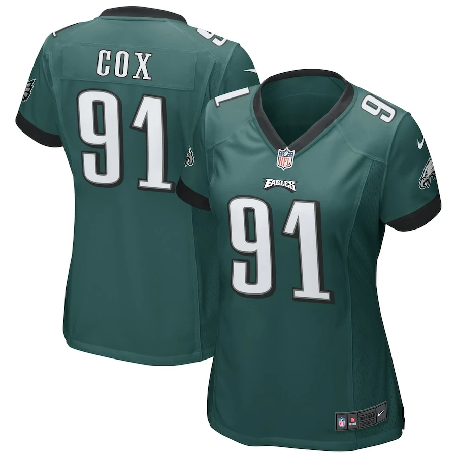 Women's Philadelphia Eagles Fletcher Cox Nike Green Game Jersey 4 Women's Philadelphia Eagles Fletcher Cox Nike Green Game Jersey – Bild 2