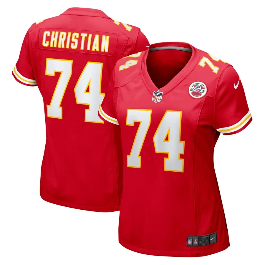 Women's Kansas City Chiefs Geron Christian Nike Red Game Player Jersey 3 Women's Kansas City Chiefs Geron Christian Nike Red Game Player Jersey