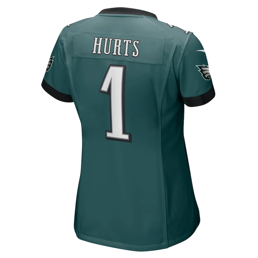 Women's Philadelphia Eagles Jalen Hurts Nike Midnight Green Super Bowl LVII Patch Game Jersey 6 Women's Philadelphia Eagles Jalen Hurts Nike Midnight Green Super Bowl LVII Patch Game Jersey – Bild 4