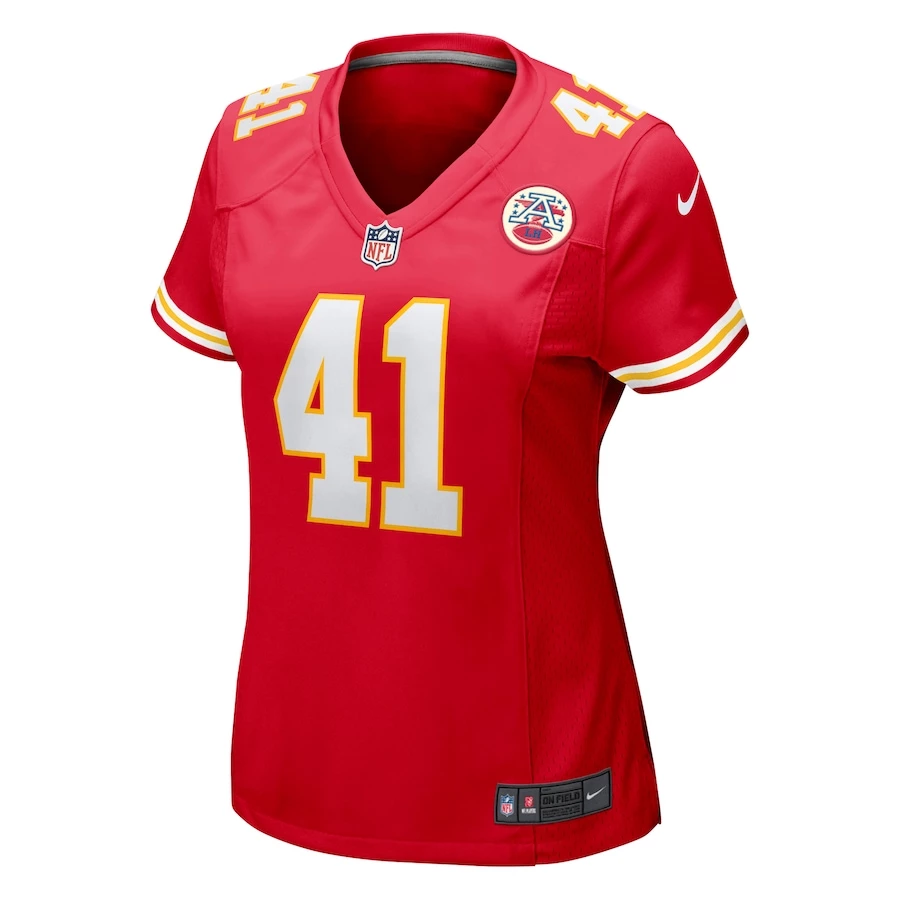 Women's Kansas City Chiefs James Winchester Nike Red Game Jersey 5 Women's Kansas City Chiefs James Winchester Nike Red Game Jersey – Bild 3