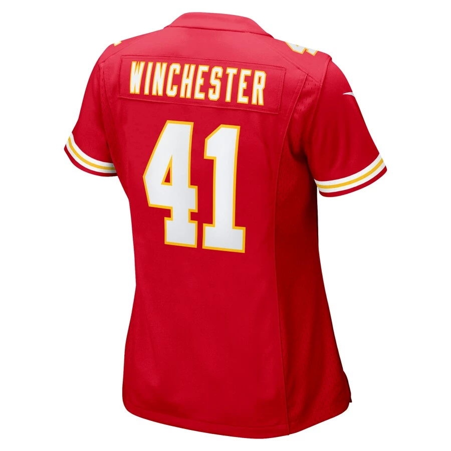 Women's Kansas City Chiefs James Winchester Nike Red Game Jersey 6 Women's Kansas City Chiefs James Winchester Nike Red Game Jersey – Bild 4