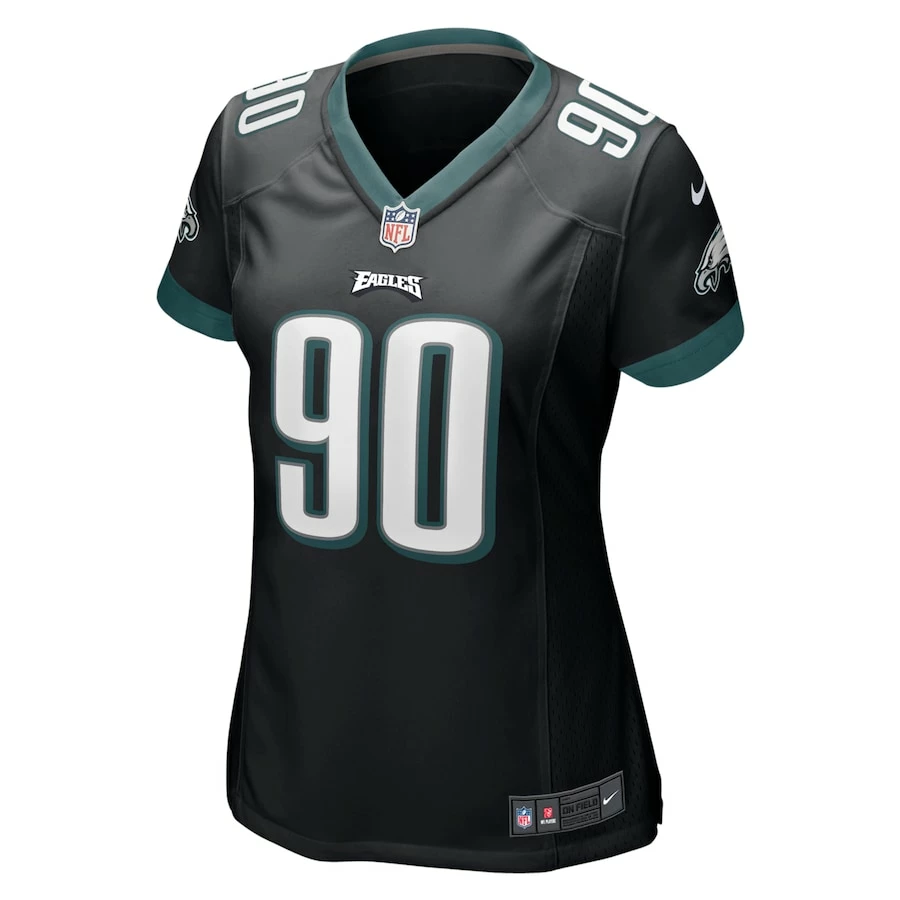 Women's Philadelphia Eagles Jordan Davis Nike Black Player Game Jersey 5 Women's Philadelphia Eagles Jordan Davis Nike Black Player Game Jersey – Bild 3