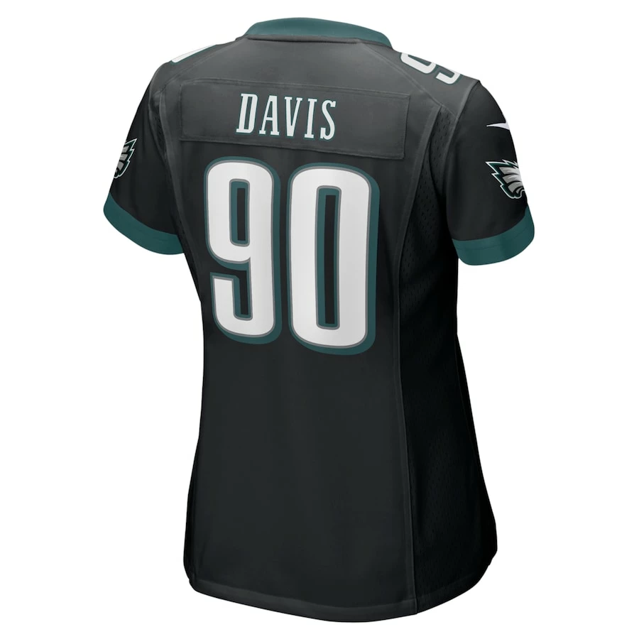 Women's Philadelphia Eagles Jordan Davis Nike Black Player Game Jersey 6 Women's Philadelphia Eagles Jordan Davis Nike Black Player Game Jersey – Bild 4
