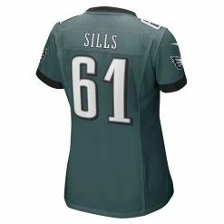 Women's Philadelphia Eagles Josh Sills Nike Midnight Green Game Player Jersey -NFL fanshirt Shop womens nike josh sills midnight green philadelphia eagles game player jersey pi5118000 altimages ff 5118623 468457e8524e7f17a928alt3 full