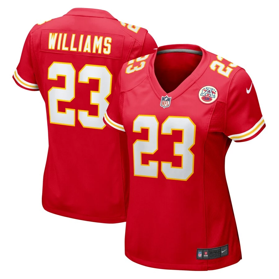 Women's Kansas City Chiefs Joshua Williams Nike Red Game Player Jersey 3 Women's Kansas City Chiefs Joshua Williams Nike Red Game Player Jersey