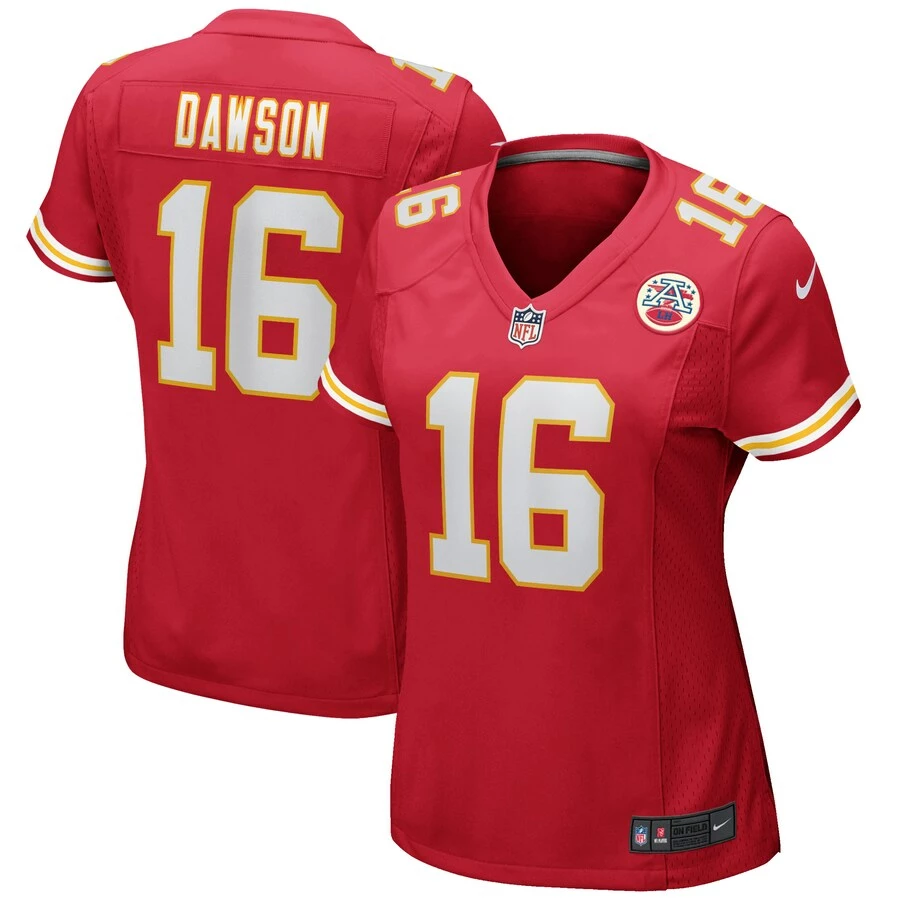 Women's Kansas City Chiefs Len Dawson Nike Red Game Retired Player Jersey 3 Women's Kansas City Chiefs Len Dawson Nike Red Game Retired Player Jersey