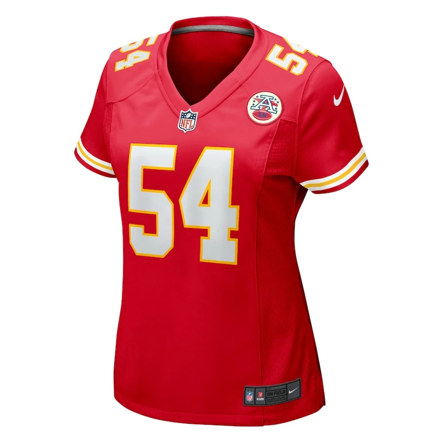Women's Kansas City Chiefs Leo Chenal Nike Red Game Player Jersey 5 Women's Kansas City Chiefs Leo Chenal Nike Red Game Player Jersey – Bild 3