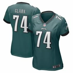 Women's Philadelphia Eagles Le'Raven Clark Nike Midnight Green Game Jersey