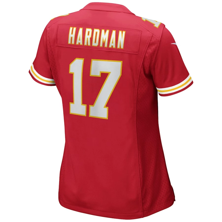 Women's Nike Mecole Hardman Red Kansas City Chiefs Game Jersey 6 Women's Nike Mecole Hardman Red Kansas City Chiefs Game Jersey – Bild 4