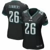 Women's Philadelphia Eagles Miles Sanders Nike Black Game Jersey -NFL fanshirt Shop womens nike miles sanders black philadelphia eagles game jersey pi4020000 ff 4020259 ace79826ecbac53bbc14 full