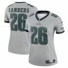 Women's Philadelphia Eagles Miles Sanders Nike Silver Inverted Legend Jersey -NFL fanshirt Shop womens nike miles sanders silver philadelphia eagles inverted legend jersey pi4132000 ff 4132591 57cb50ba8b9cb408384e full