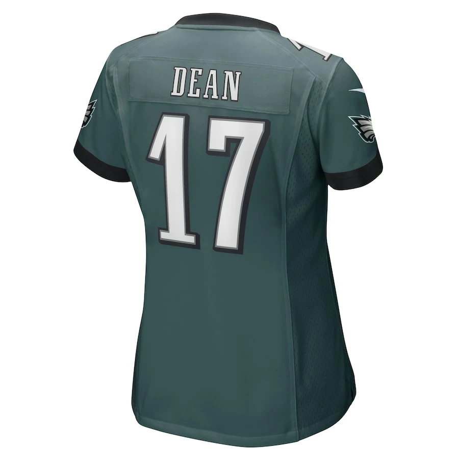 Women's Philadelphia Eagles Nakobe Dean Nike Midnight Green Game Player Jersey 6 Women's Philadelphia Eagles Nakobe Dean Nike Midnight Green Game Player Jersey – Bild 4
