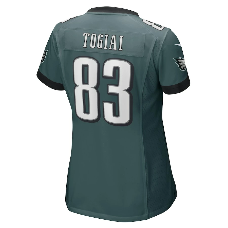 Women's Philadelphia Eagles Noah Togiai Nike Midnight Green Game Player Jersey 6 Women's Philadelphia Eagles Noah Togiai Nike Midnight Green Game Player Jersey – Bild 4