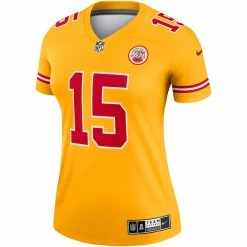 Women's Kansas City Chiefs Patrick Mahomes Nike Gold Inverted Legend Jersey -NFL fanshirt Shop womens nike patrick mahomes gold kansas city chiefs inverted legend jersey pi4132000 altimages ff 4132099 e632dc7967e4c08350a4alt2 full