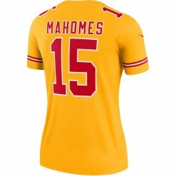 Women's Kansas City Chiefs Patrick Mahomes Nike Gold Inverted Legend Jersey -NFL fanshirt Shop womens nike patrick mahomes gold kansas city chiefs inverted legend jersey pi4132000 altimages ff 4132099 e632dc7967e4c08350a4alt3 full