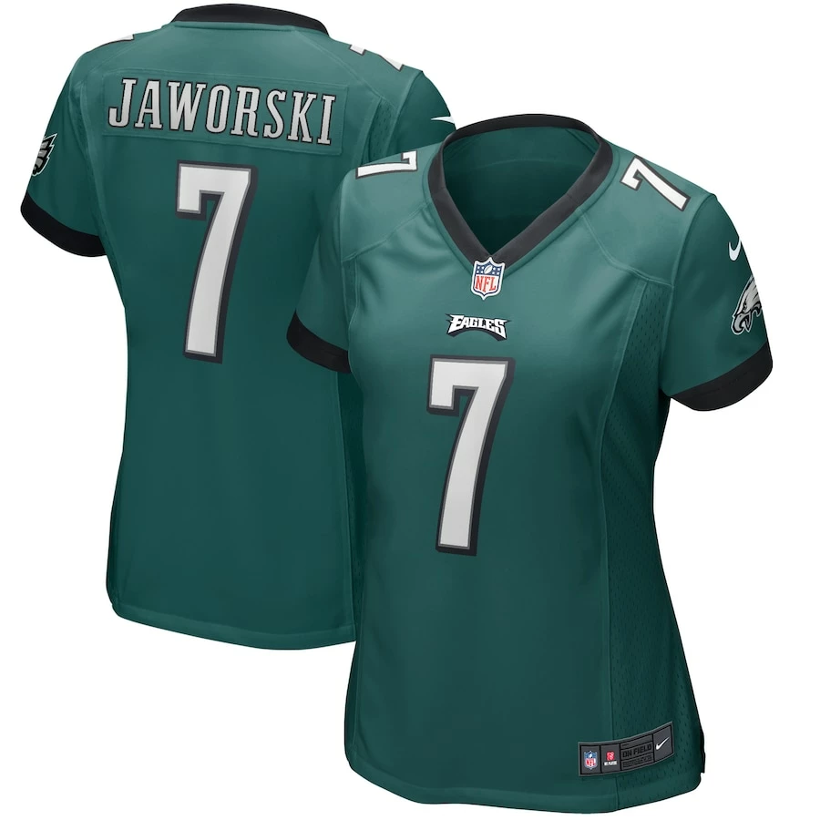 Women's Philadelphia Eagles Ron Jaworski Nike Midnight Green Game Retired Player Jersey 4 Women's Philadelphia Eagles Ron Jaworski Nike Midnight Green Game Retired Player Jersey – Bild 2