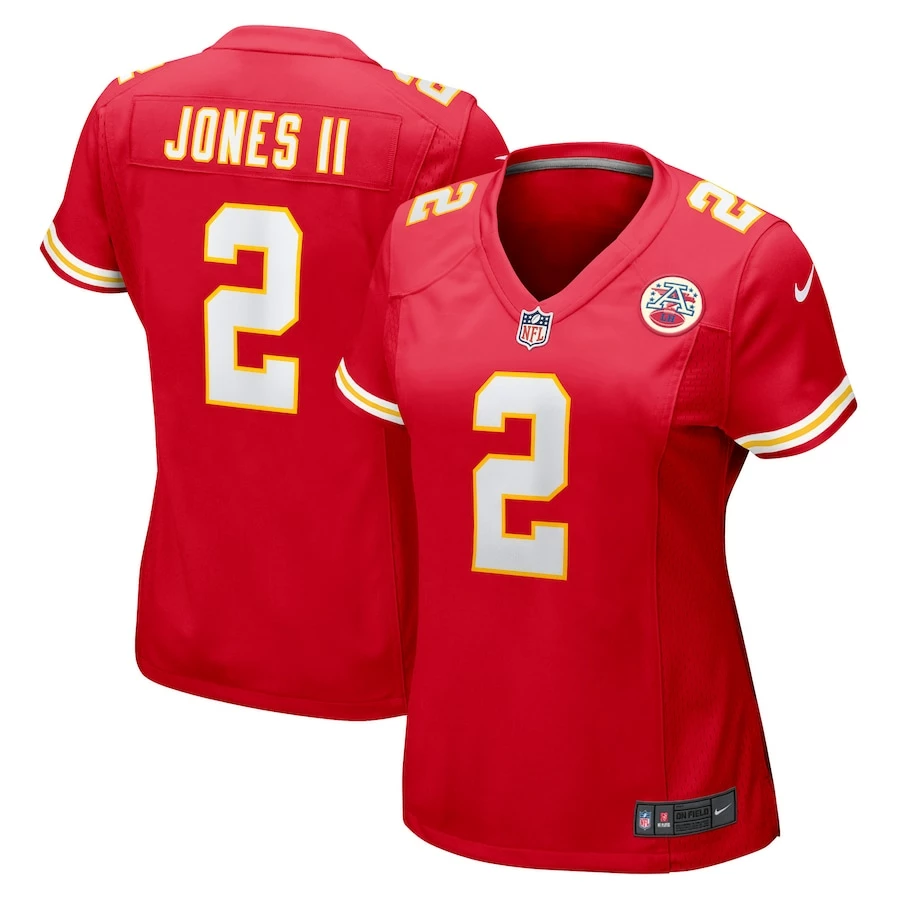Women's Kansas City Chiefs Ronald Jones II Nike Red Game Jersey 4 Women's Kansas City Chiefs Ronald Jones II Nike Red Game Jersey – Bild 2
