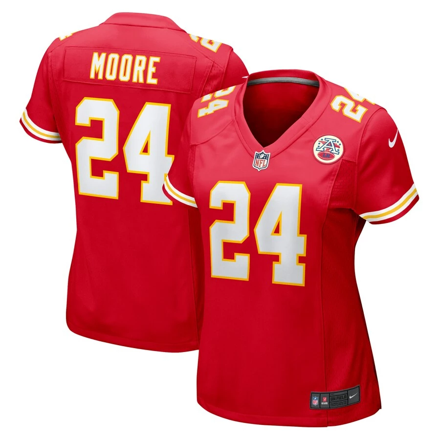 Women's Kansas City Chiefs Skyy Moore Nike Red Game Player Jersey 3 Women's Kansas City Chiefs Skyy Moore Nike Red Game Player Jersey