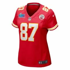 Women's Kansas City Chiefs Travis Kelce Nike Red Super Bowl LVII Patch Game Jersey 8 Women's Kansas City Chiefs Travis Kelce Nike Red Super Bowl LVII Patch Game Jersey -NFL fanshirt Shop womens nike travis kelce red kansas city chiefs super bowl lvii patch game jersey pi5330000 altimages ff 5330075 fd00f5ff3880f4570318alt2 full