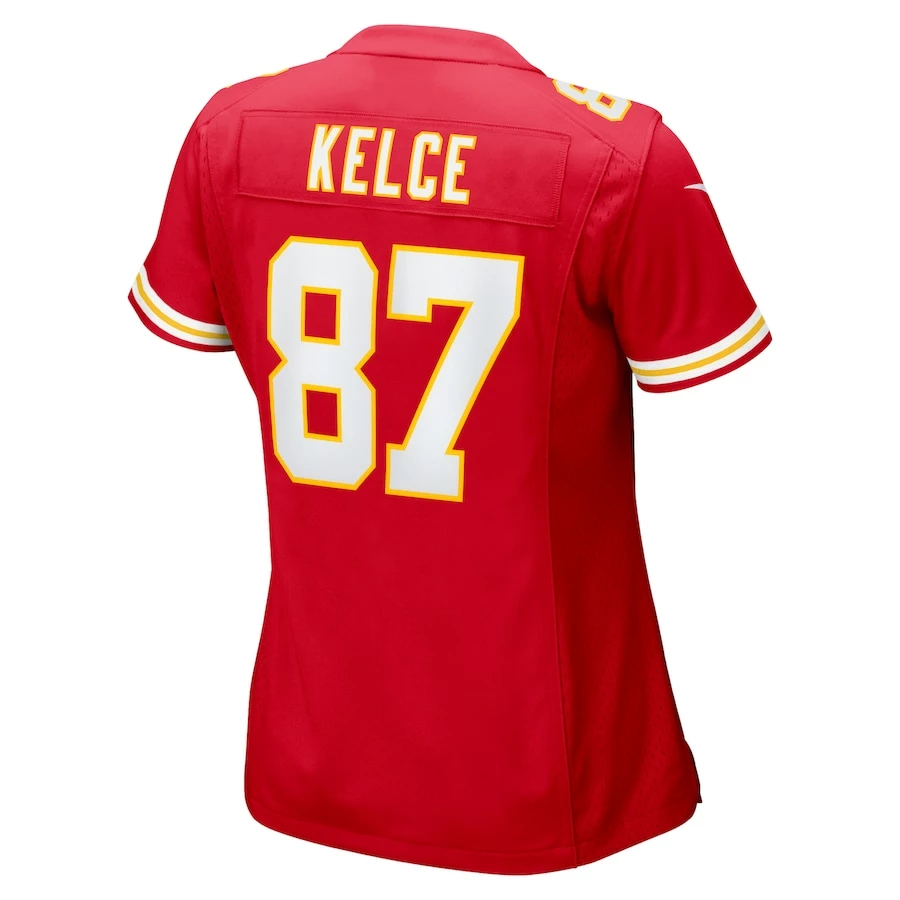Women's Kansas City Chiefs Travis Kelce Nike Red Super Bowl LVII Patch Game Jersey 6 Women's Kansas City Chiefs Travis Kelce Nike Red Super Bowl LVII Patch Game Jersey – Bild 4