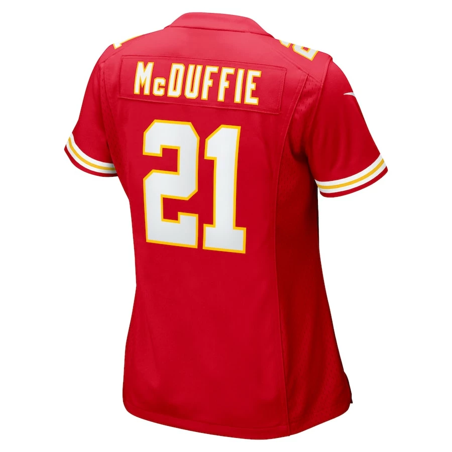 Women's Kansas City Chiefs Trent McDuffie Nike Red Game Player Jersey 6 Women's Kansas City Chiefs Trent McDuffie Nike Red Game Player Jersey – Bild 4