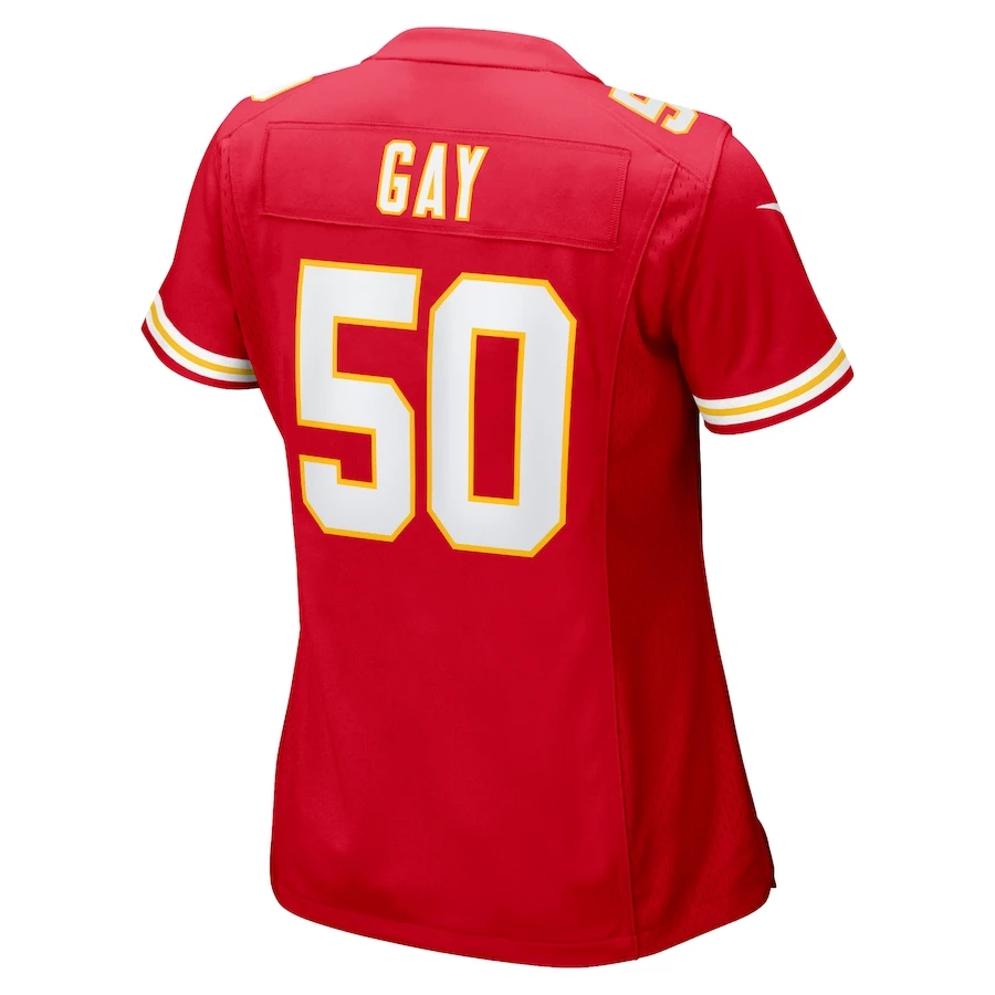 Women's Kansas City Chiefs Willie Gay Nike Red Game Jersey 6 Women's Kansas City Chiefs Willie Gay Nike Red Game Jersey – Bild 4