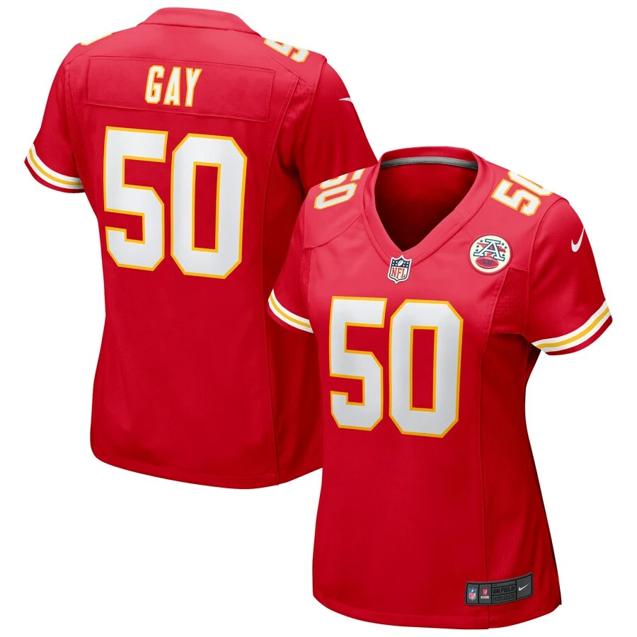 Women's Kansas City Chiefs Willie Gay Nike Red Game Jersey 3 Women's Kansas City Chiefs Willie Gay Nike Red Game Jersey