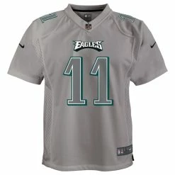 Youth Philadelphia Eagles A.J. Brown Nike Gray Atmosphere Game Jersey 8 Youth Philadelphia Eagles A.J. Brown Nike Gray Atmosphere Game Jersey -NFL fanshirt Shop youth nike aj brown gray philadelphia eagles atmosphere game jersey pi4964000 altimages ff 4964846 3dff7ab129aed93171abalt2 full