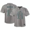 Youth Philadelphia Eagles A.J. Brown Nike Gray Atmosphere Game Jersey