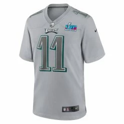 Youth Philadelphia Eagles A.J. Brown Nike Gray Super Bowl LVII Patch Atmosphere Fashion Game Jersey -NFL fanshirt Shop youth nike aj brown gray philadelphia eagles super bowl lvii patch atmosphere fashion game jersey pi5305000 altimages ff 5305625 d7bd8925c328afbff37dalt2 full