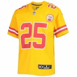 Youth Kansas City Chiefs Clyde Edwards-Helaire Nike Gold Inverted Team Game Jersey -NFL fanshirt Shop youth nike clyde edwards helaire gold kansas city chiefs inverted team game jersey pi4393000 altimages ff 4393067 df79dbbccedb06f1f7f4alt2 full