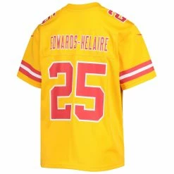 Youth Kansas City Chiefs Clyde Edwards-Helaire Nike Gold Inverted Team Game Jersey -NFL fanshirt Shop youth nike clyde edwards helaire gold kansas city chiefs inverted team game jersey pi4393000 altimages ff 4393067 df79dbbccedb06f1f7f4alt3 full