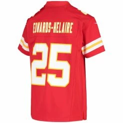 Youth Kansas City Chiefs Clyde Edwards-Helaire Nike Red Team Game Jersey -NFL fanshirt Shop youth nike clyde edwards helaire red kansas city chiefs team game jersey pi4067000 altimages ff 4067572 ac4ecfb50edaa8b29486alt3 full