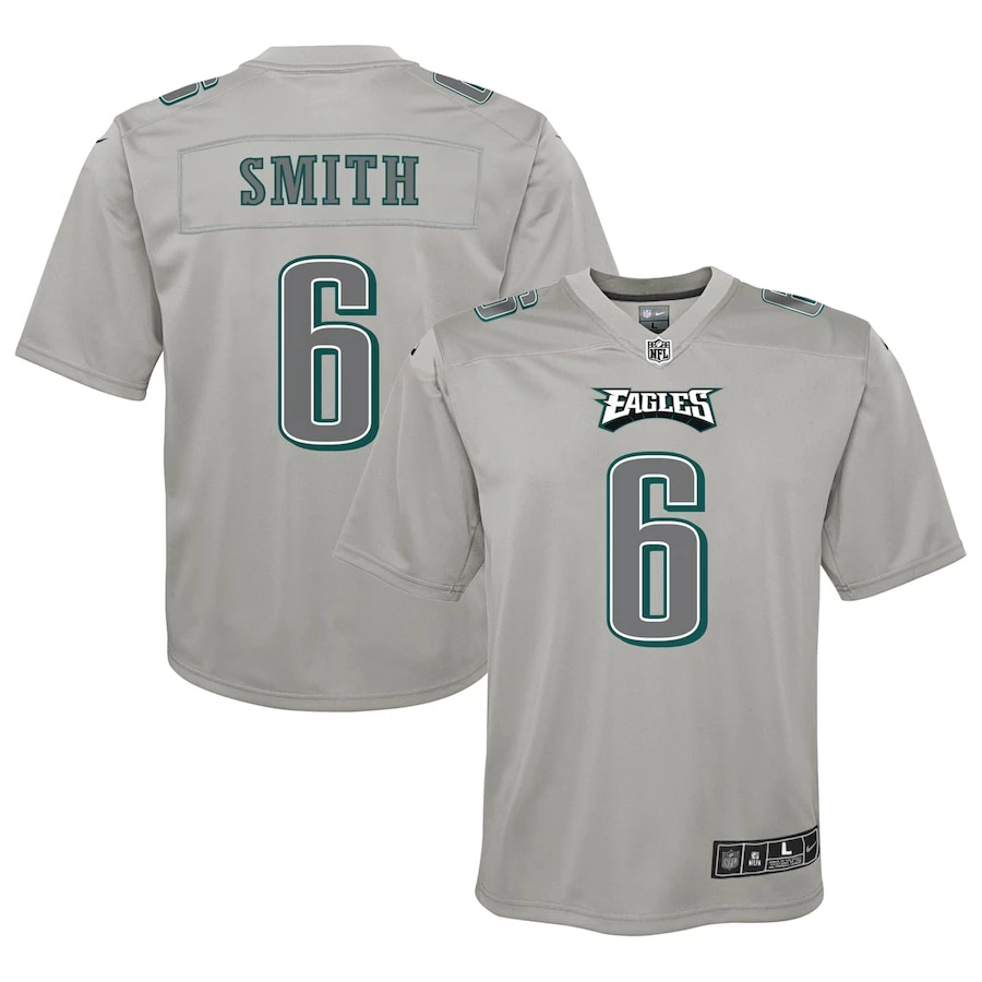 Youth Philadelphia Eagles DeVonta Smith Nike Gray Atmosphere Fashion Game Jersey 4 Youth Philadelphia Eagles DeVonta Smith Nike Gray Atmosphere Fashion Game Jersey – Bild 2