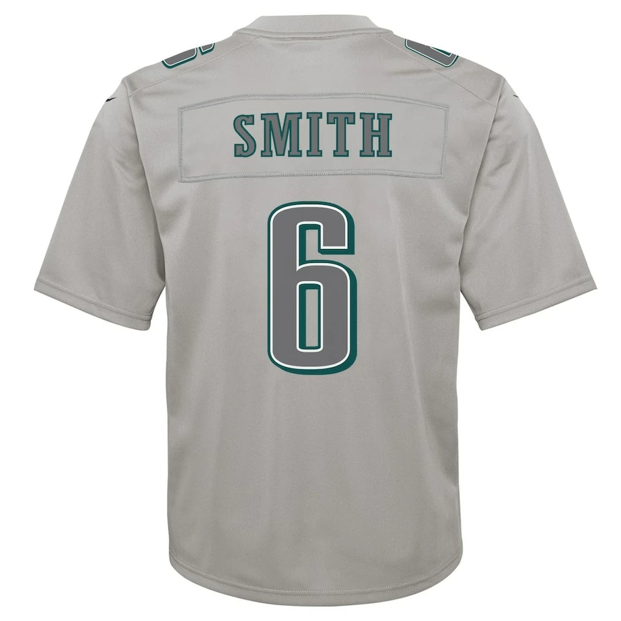 Youth Philadelphia Eagles DeVonta Smith Nike Gray Atmosphere Fashion Game Jersey 6 Youth Philadelphia Eagles DeVonta Smith Nike Gray Atmosphere Fashion Game Jersey – Bild 4