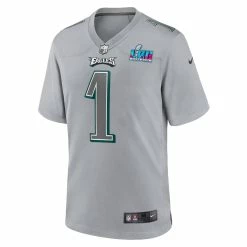 Youth Philadelphia Eagles Jalen Hurts Nike Gray Super Bowl LVII Patch Atmosphere Fashion Game Jersey -NFL fanshirt Shop youth nike jalen hurts gray philadelphia eagles super bowl lvii patch atmosphere fashion game jersey pi5305000 altimages ff 5305623 e01516c442314701684balt2 full