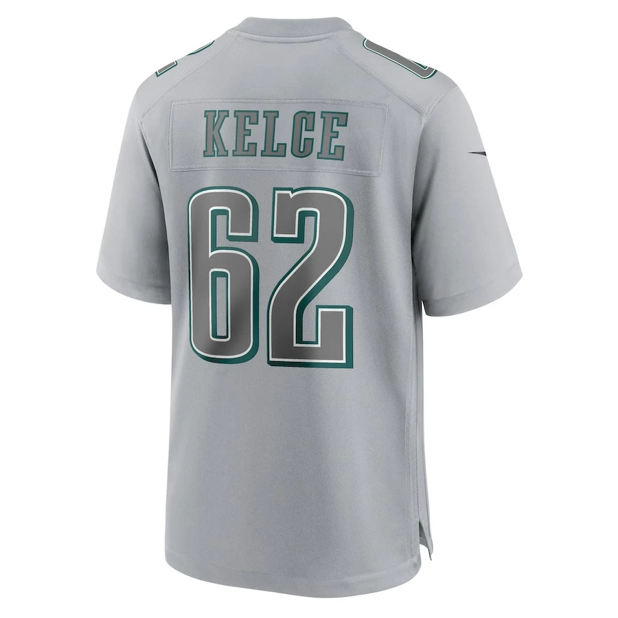 Youth Philadelphia Eagles Jason Kelce Nike Gray Super Bowl LVII Patch Atmosphere Fashion Game Jersey 6 Youth Philadelphia Eagles Jason Kelce Nike Gray Super Bowl LVII Patch Atmosphere Fashion Game Jersey – Bild 4