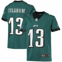 Youth Philadelphia Eagles Travis Fulgham Nike Midnight Green Game Jersey